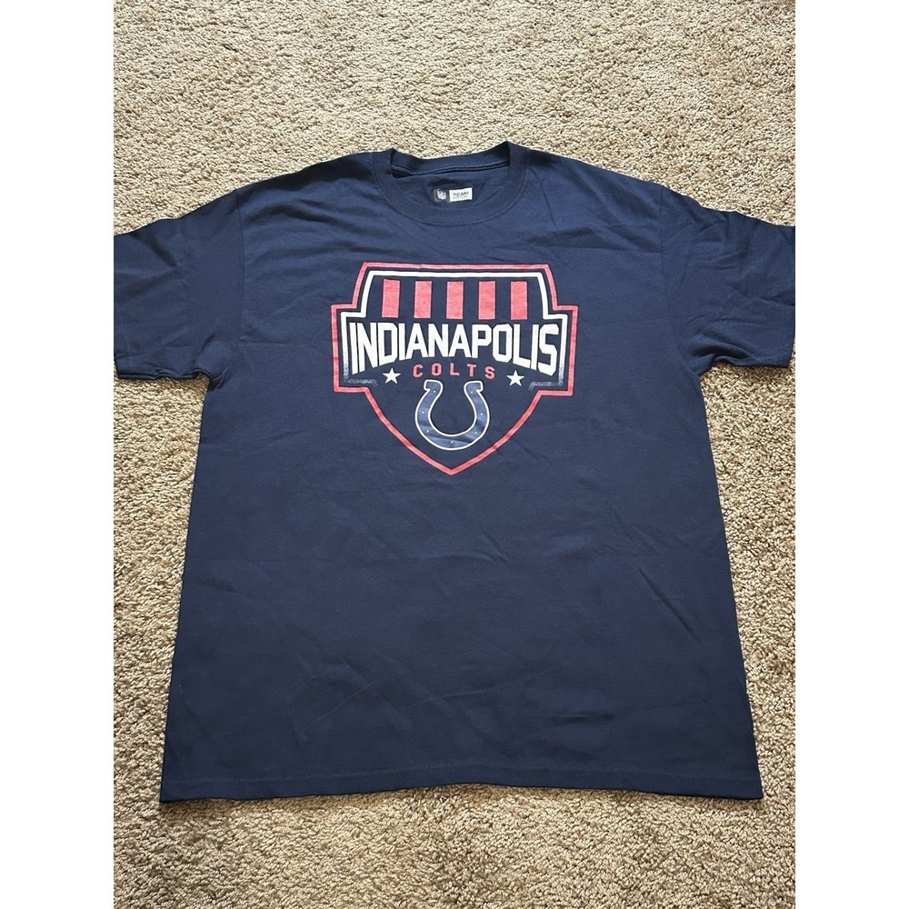 Men's NFL Indianapolis Colts Short‎ Sleeve Graphic Shirt - Large